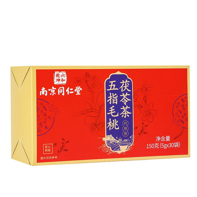【 Nanjing Tongrentang Authentic 】 Five fingers hairy Peach Poria Tea 150g/ box 150 g