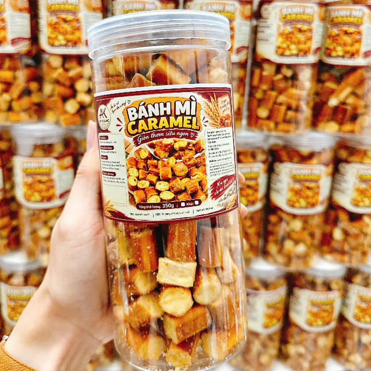 Crispy Caramel Bread 350G 1 box