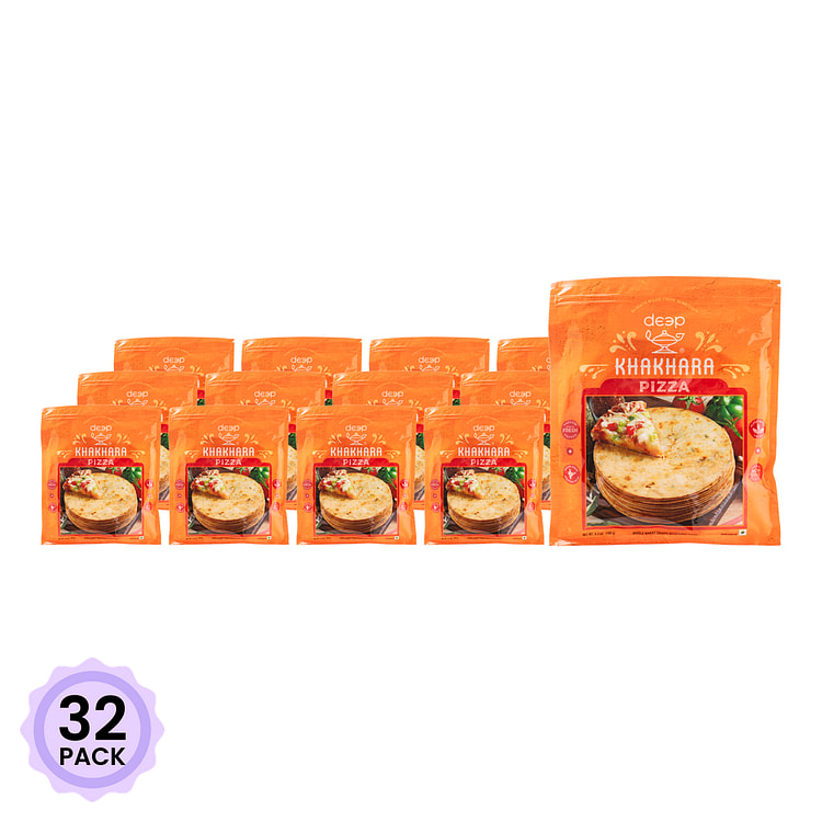 Deep 印度风味薄脆饼 披萨味 6.3 盎司*32 包