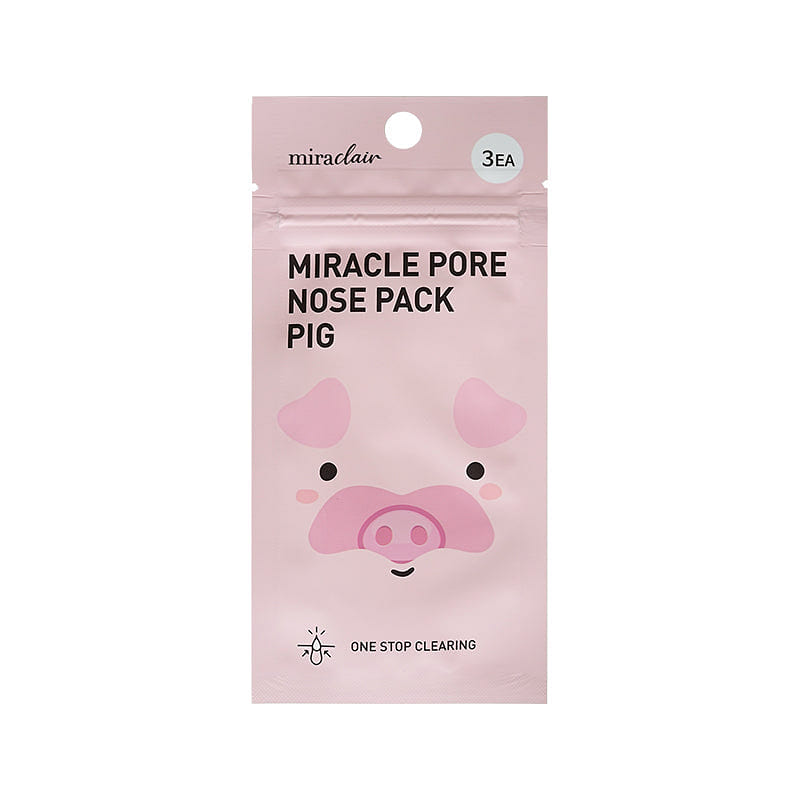 Miraclair’s Pig Miracle Pore Nose Pack 3 pack 1 each