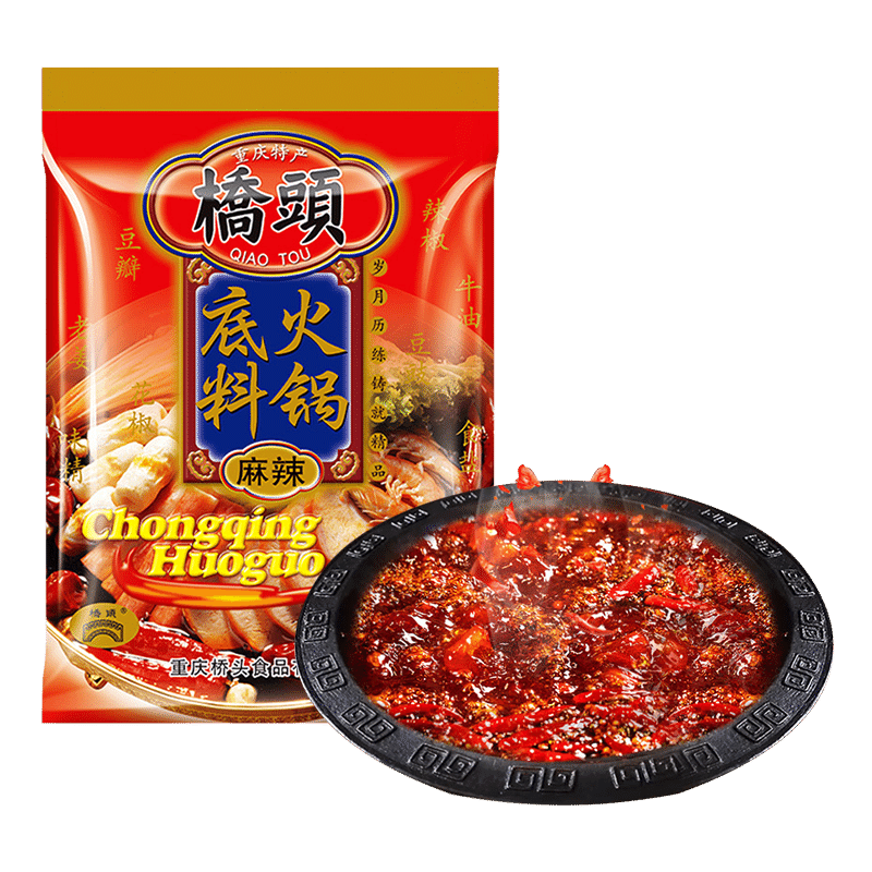 Qiaotou Chongqing spicy hot pot base material 150 g