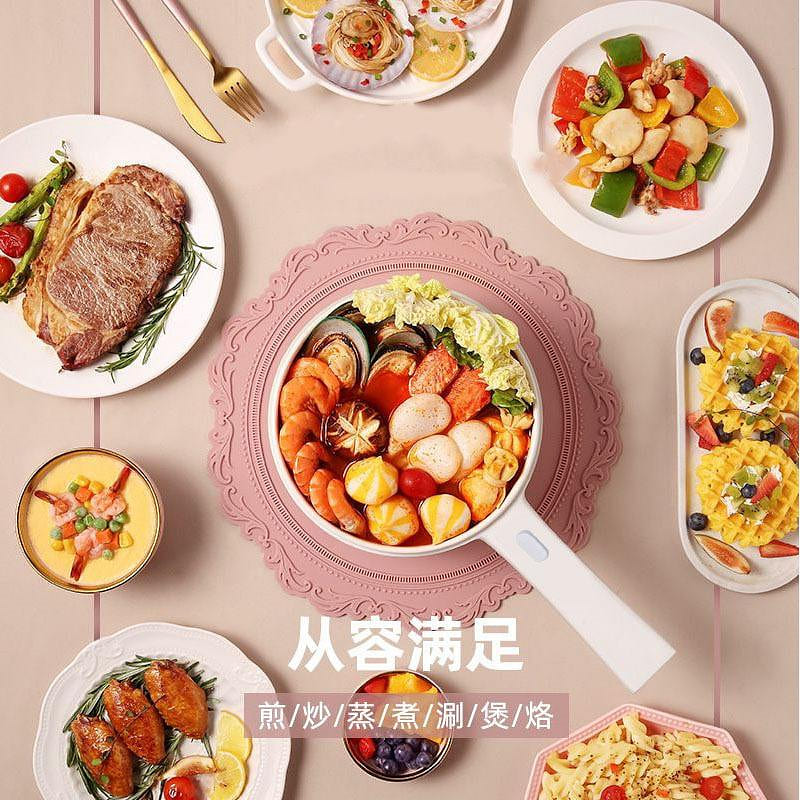 Multifunctional Mini Electric Cooker Double Layer 1 count