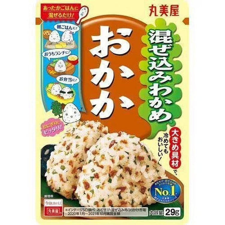 Marumiya Mixed Seaweed and Bonito Flakes, Bag, 29g