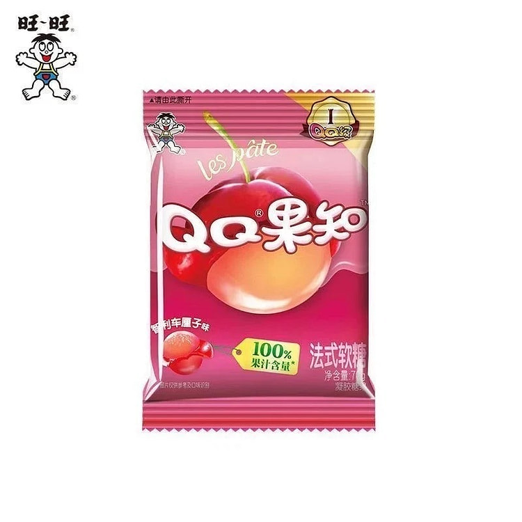 旺旺旺仔QQ糖果知法式剥皮软糖车厘子70g*3袋 210 克