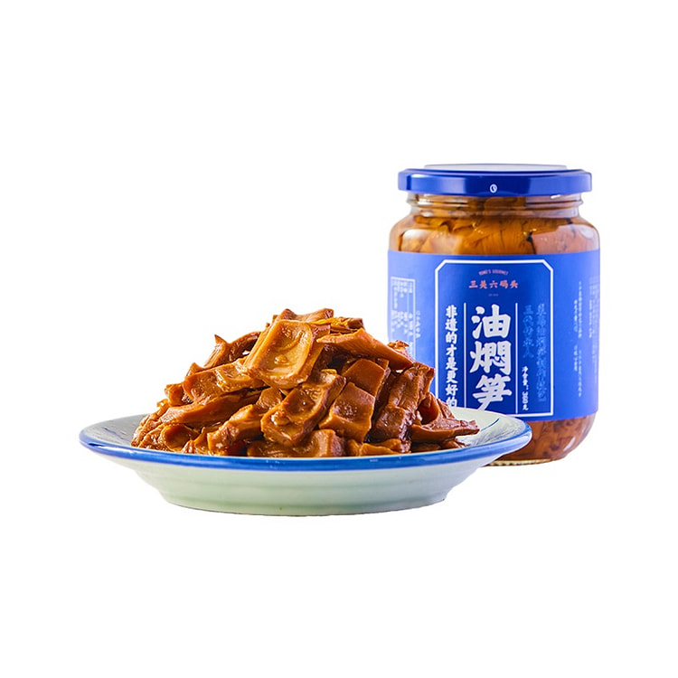 三关六码头非遗油焖笋罐头特产原味360g*1罐