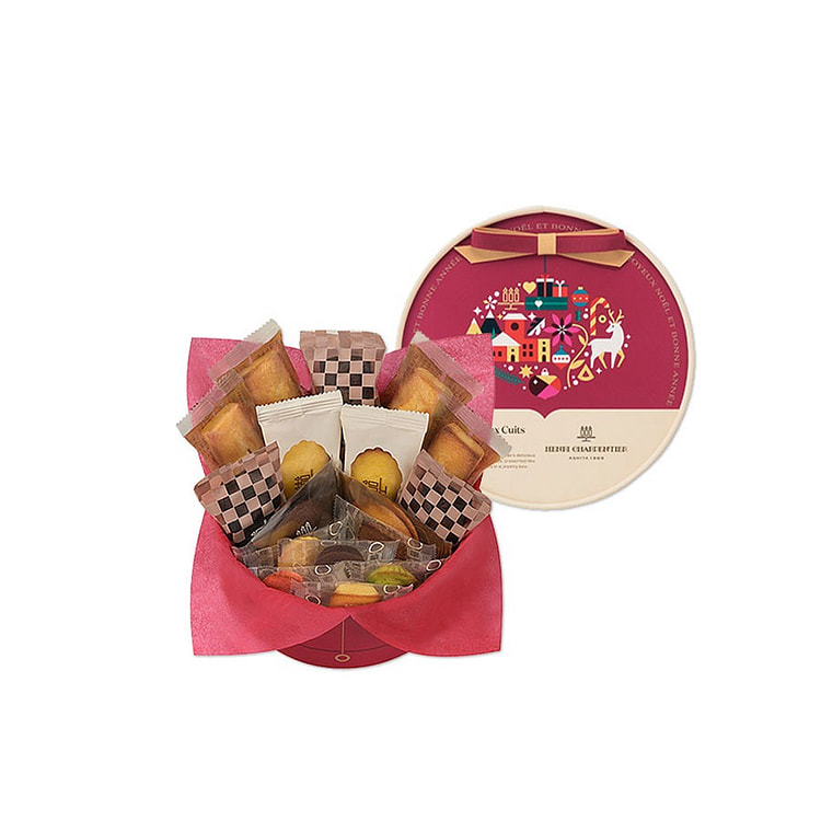 日本 三支蜡烛 圣诞限定礼盒 烤制糕点 17个 1 盒