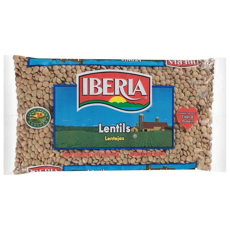 IBERIA Dry Lentils, 12 Oz 1 each