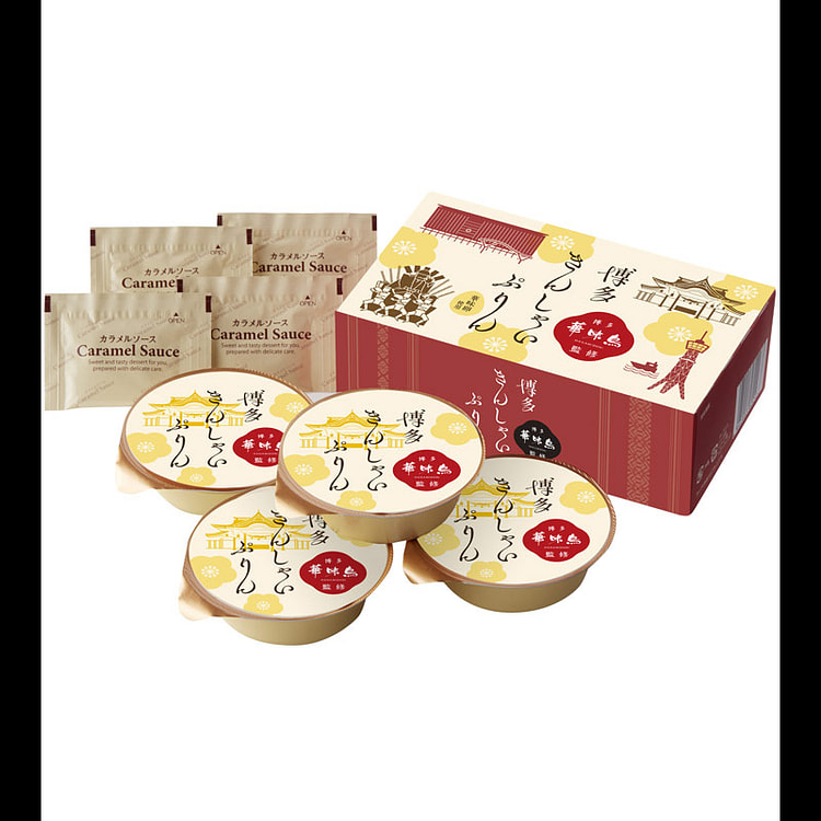 Torizen Foods 博多锦斋布丁 博多花绿监修 4个装