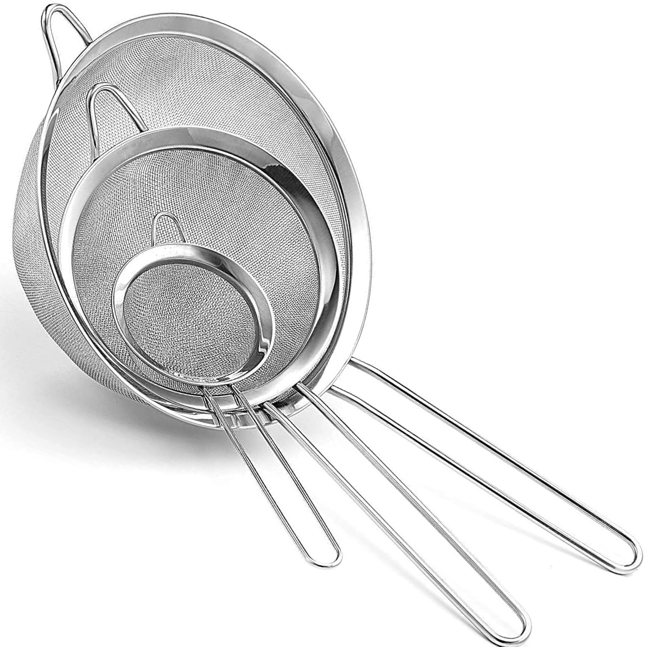 Stainless Steel Strainer | 3 Pcs Kitchen Strainers 1 each