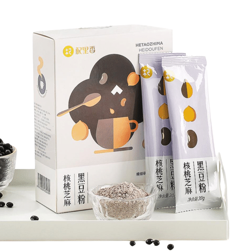 【 Qilixiang 】 Walnut sesame black bean powder breakfast package 300g/ box 300 g