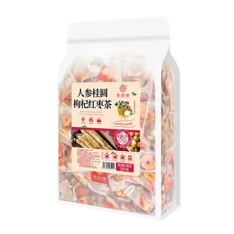 Premium Ginseng Herbal Tea with Longan, Goji 300g 1 pack