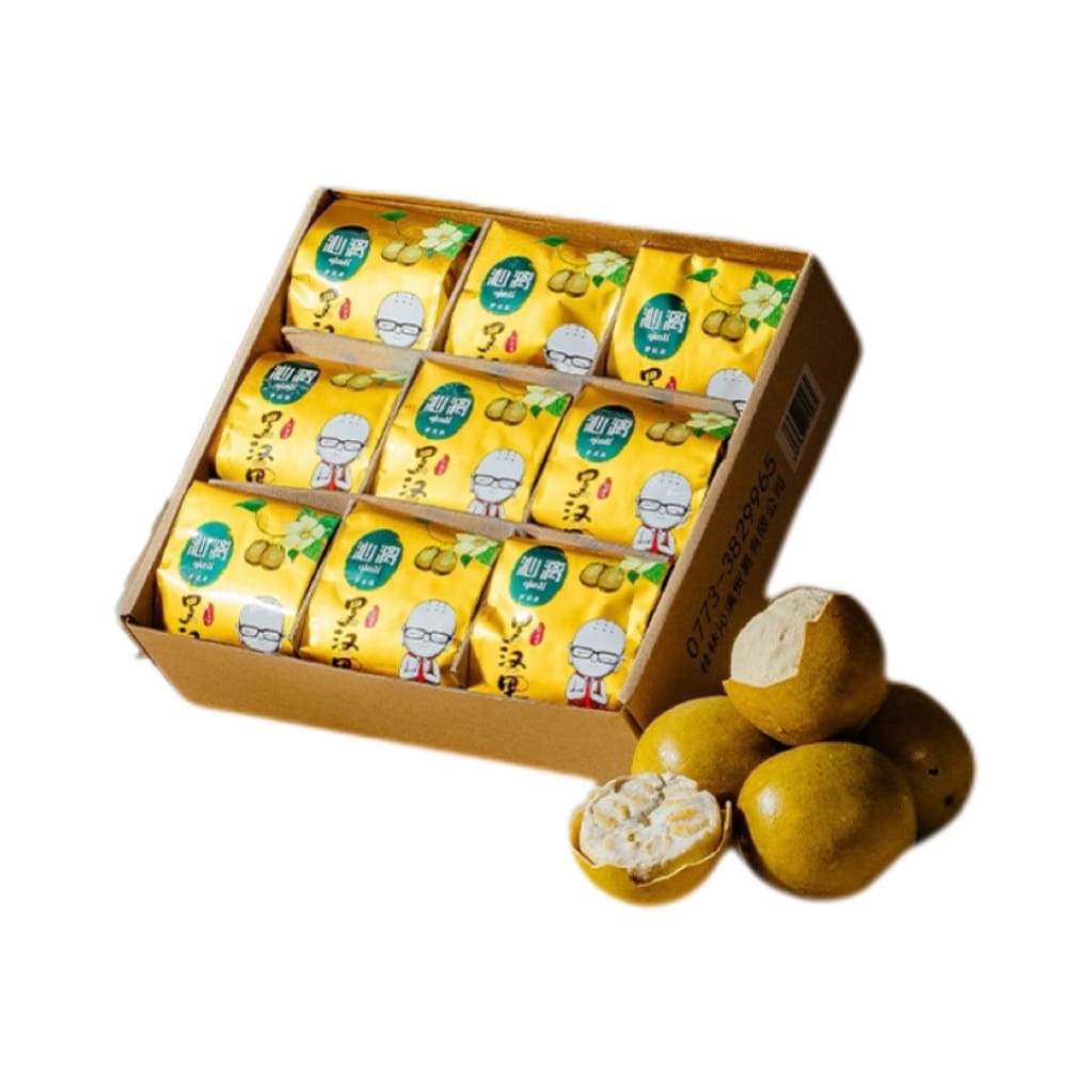 Dehydrated Golden Monk Fruit - 9 Large Fruits 1 box