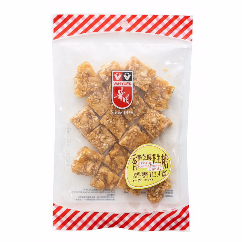 香港華園 香脆芝麻花生糖 113 克