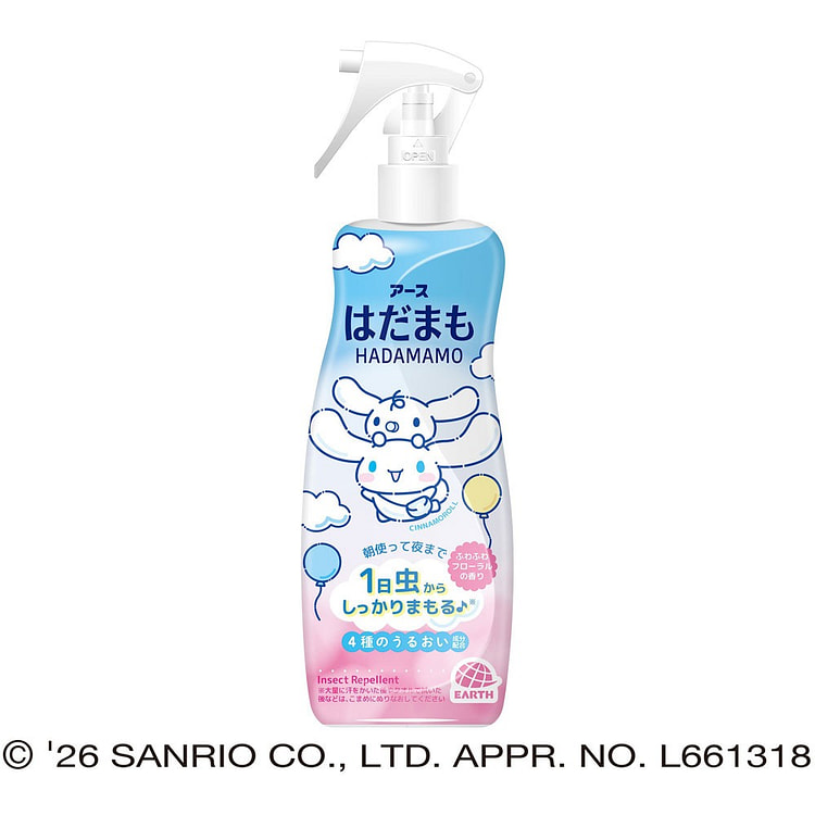 EARTH Cinnamoroll Mosquito Repellent Mist Floral 200 ml