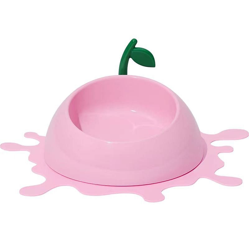 Fruity Pet Bowl Cat Bowl Placemat-Peach 1Pc 1 each