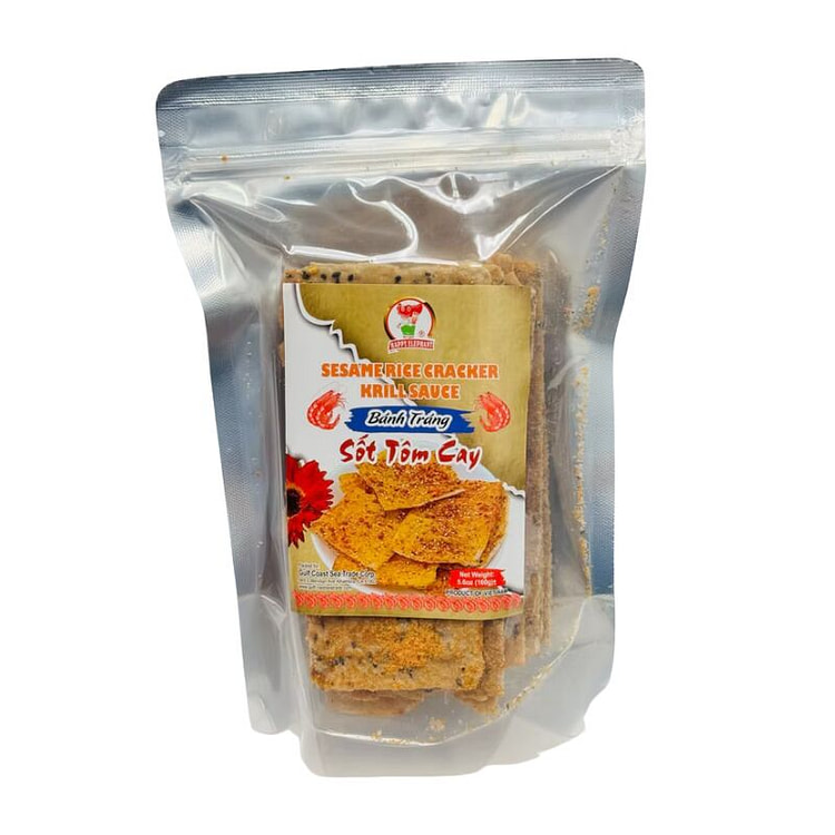 Happy Elephant Rice Cracker Krill Sauce - 5.6oz