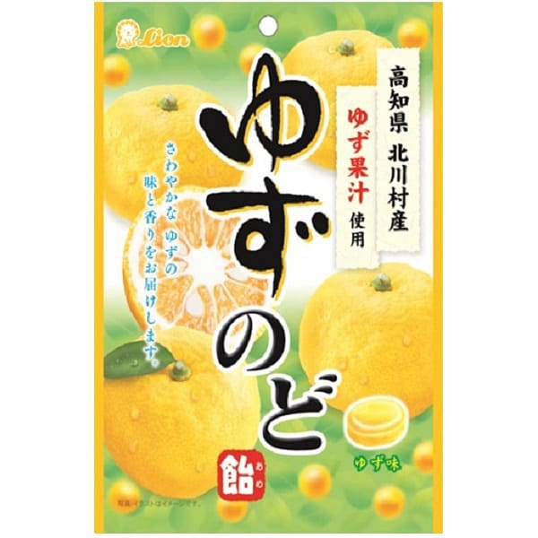 Lion  Kochi Prefecture Yuzu Candy 73g 1 each