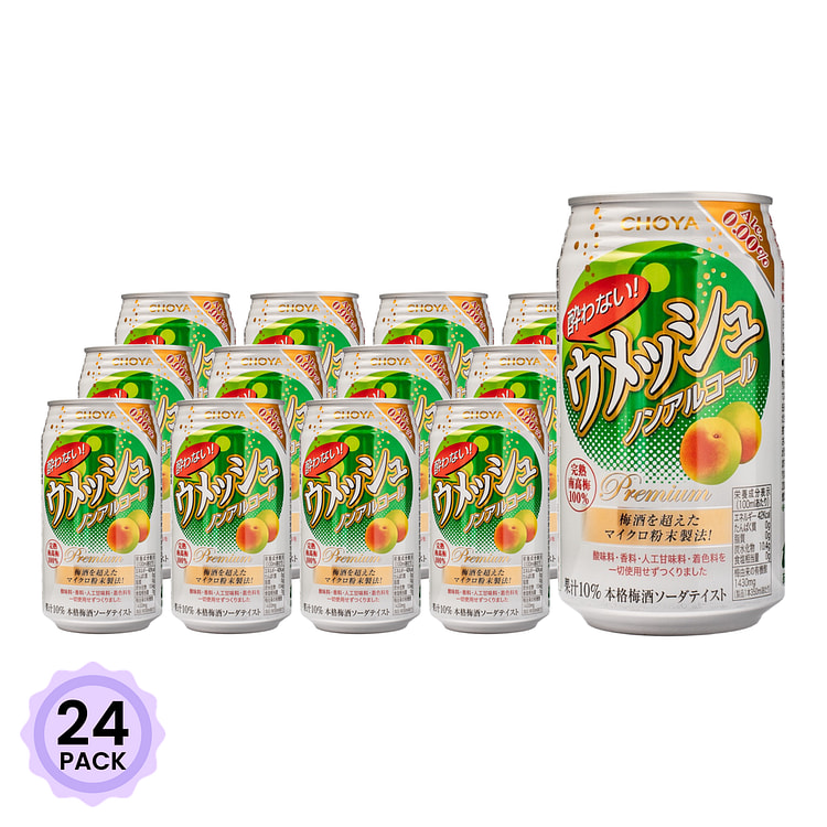 Choya 梅子苏打水 350 毫升*24 包