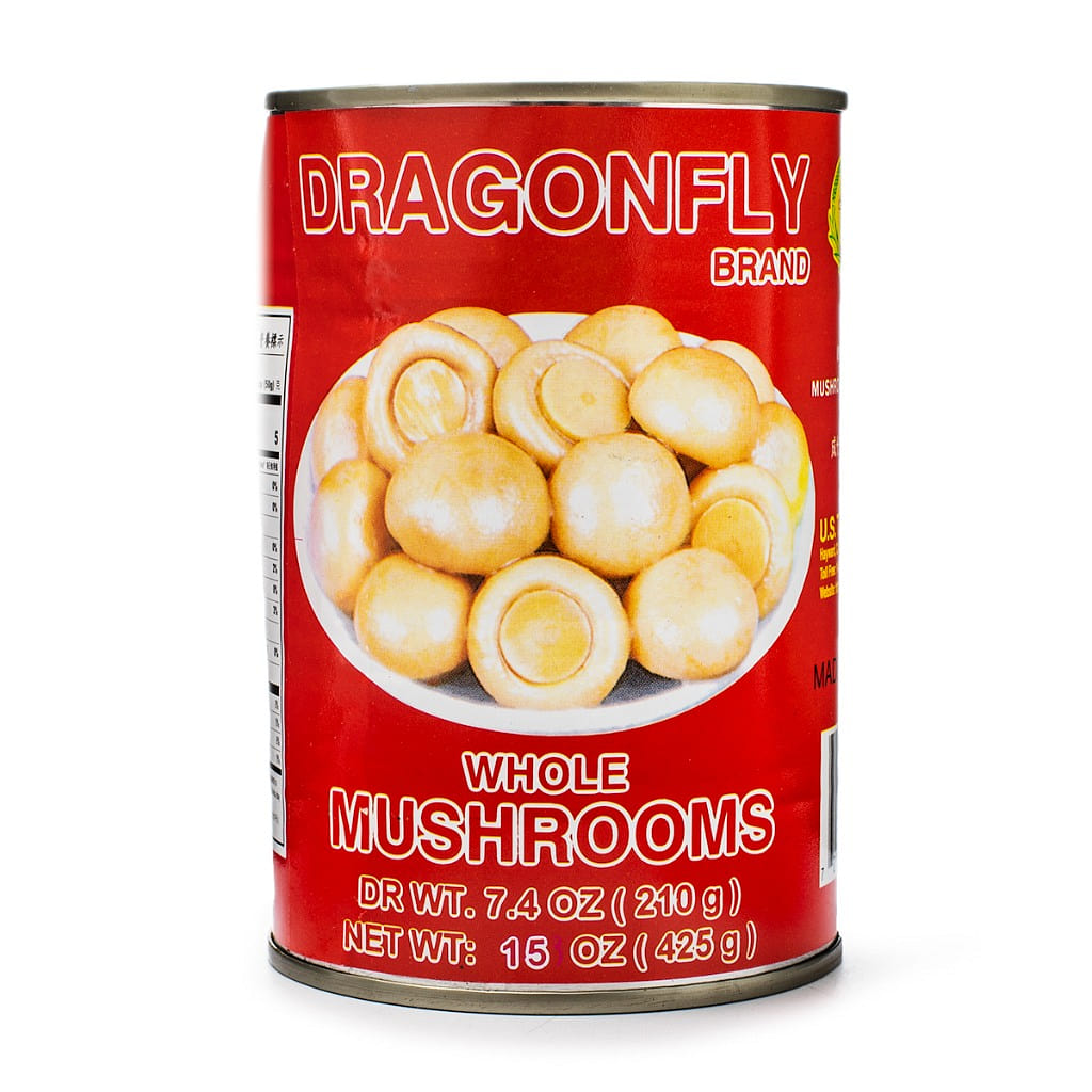 Dragonfly Button Mushroom Red 15 oz