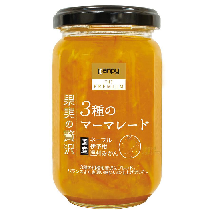 Kanpy Citrus 3-Variety Marmalade Jam 185g 1 bottle