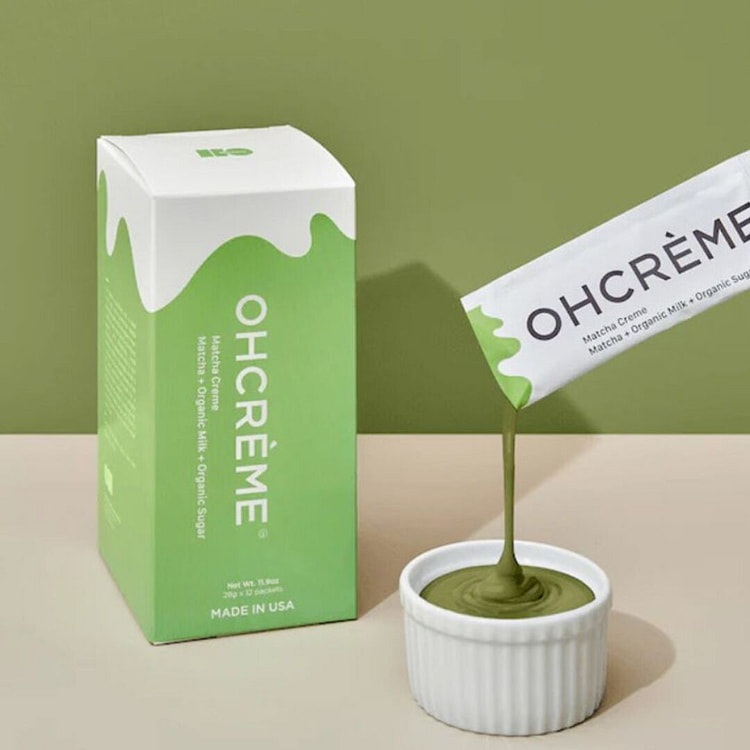 OHCREME Matcha Creme Condensed Milk 12 packs