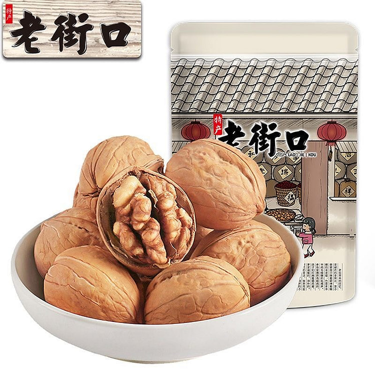 Laojiekou Paper-Shell Walnuts (Milk Flavor) 500g 500 g