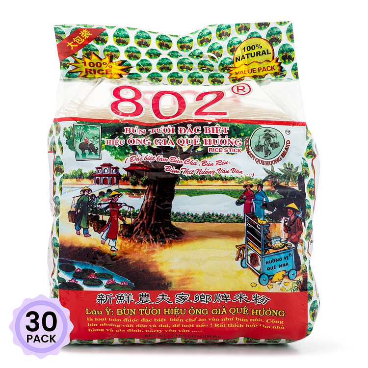 Oldman Que Huong 802 鲜米粉 2 磅*30 包