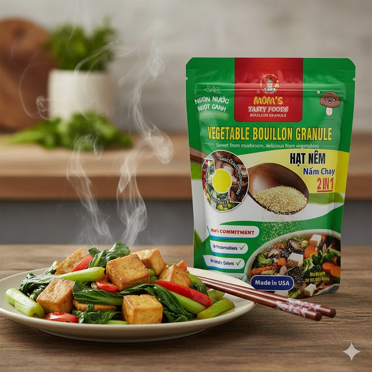蔬菜肉汤颗粒 - 2 磅 2 磅