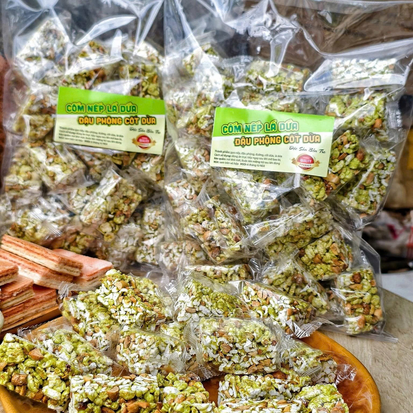 Cốm Nếp Lá Dứa 500 g