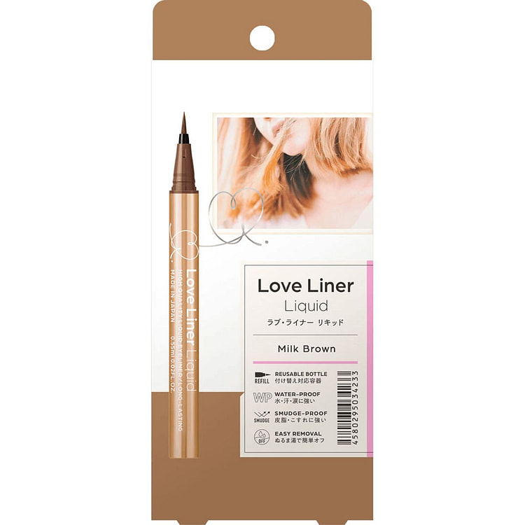 Love Liner Liquid Waterproof Eyeliner - Milk Brown 1 each