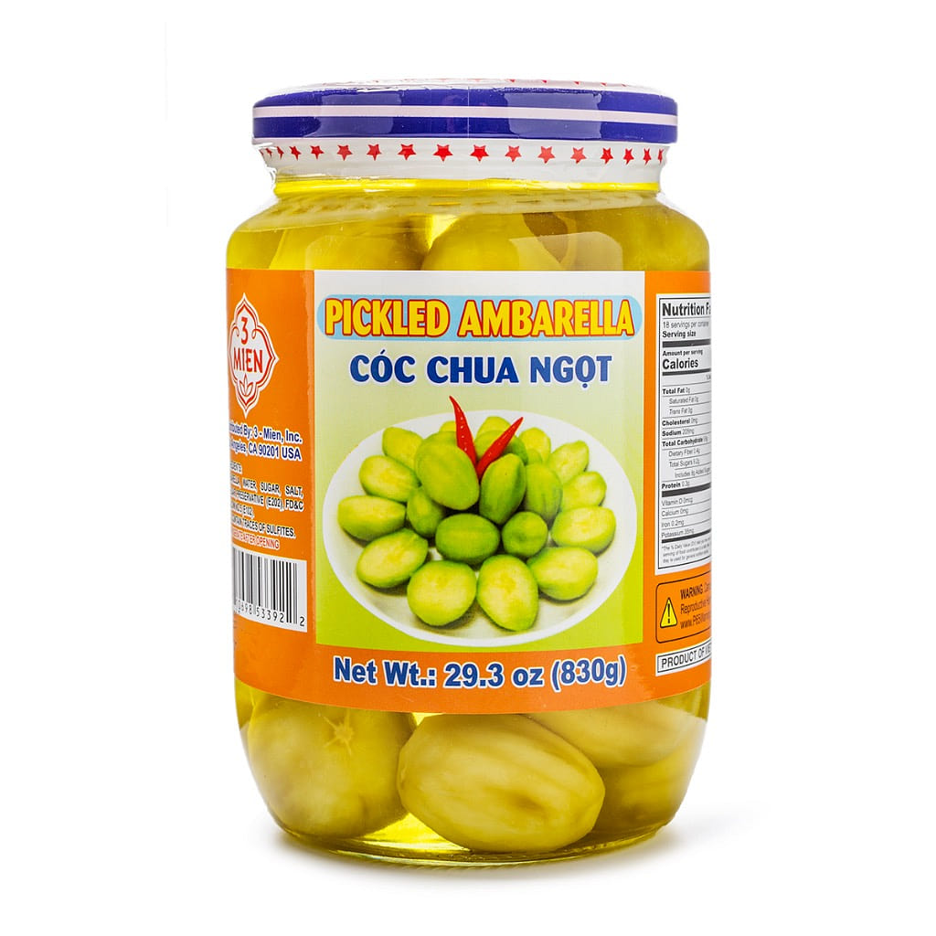 3 Mien Brand Pickled Ambarella 29.3 oz