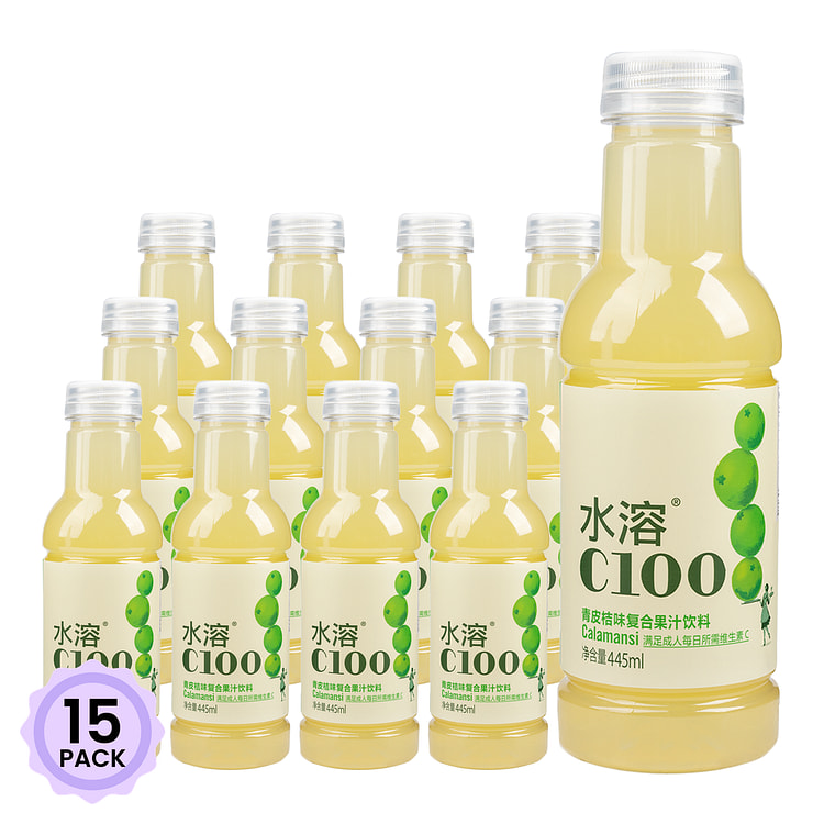 Nongfu C100 Lime Drink 445 ml*15 pack