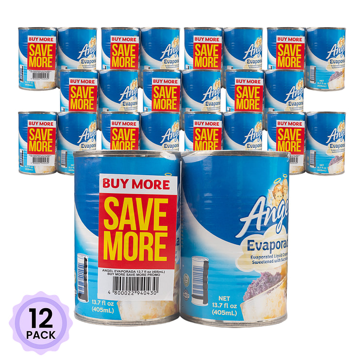 Angel Evaporada Evaporated Liquid Creamer Value Pack 405 ml*12 pack