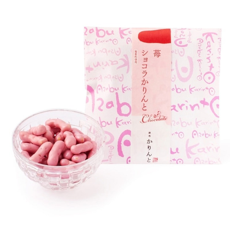 【日本直邮】麻布十番 冬季限定商品 圣诞节限定 草莓巧克力江米条  1袋装