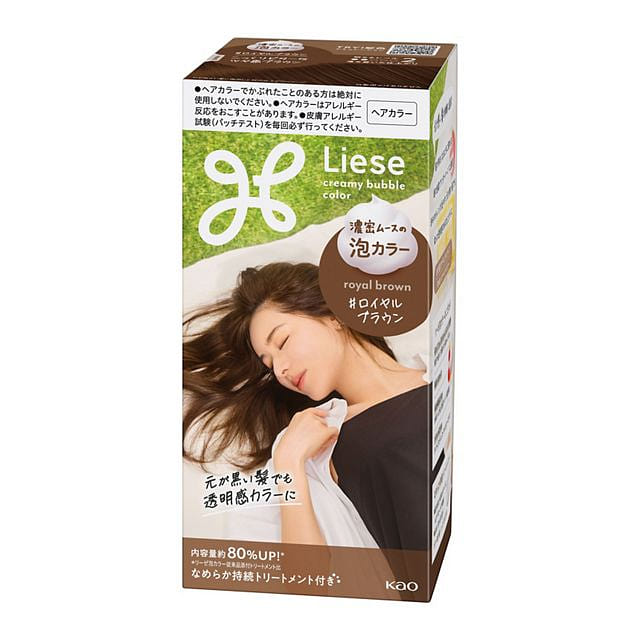 Kao Liese Royal Brown Hair Dye 115ml 1 box