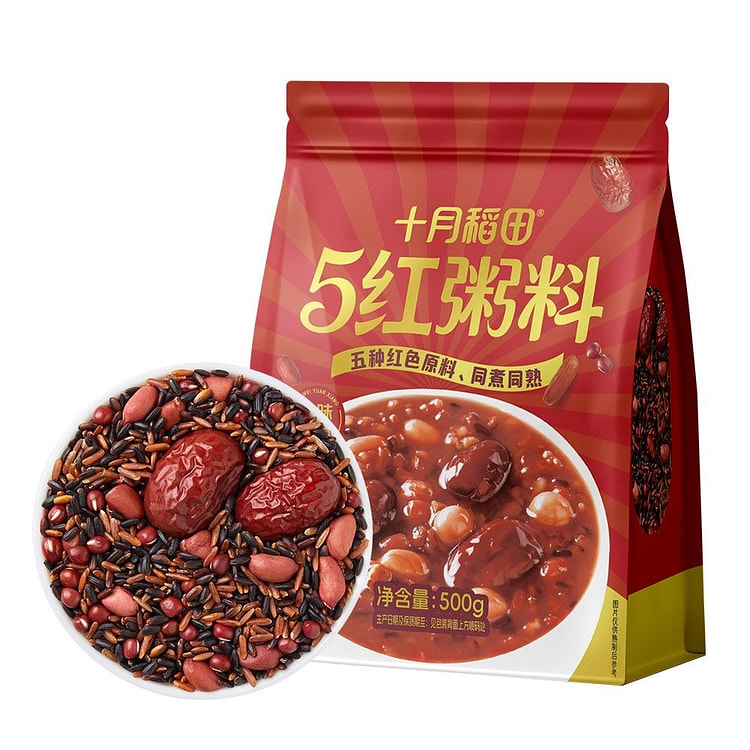Ingredients for Five Red Congee 500 g