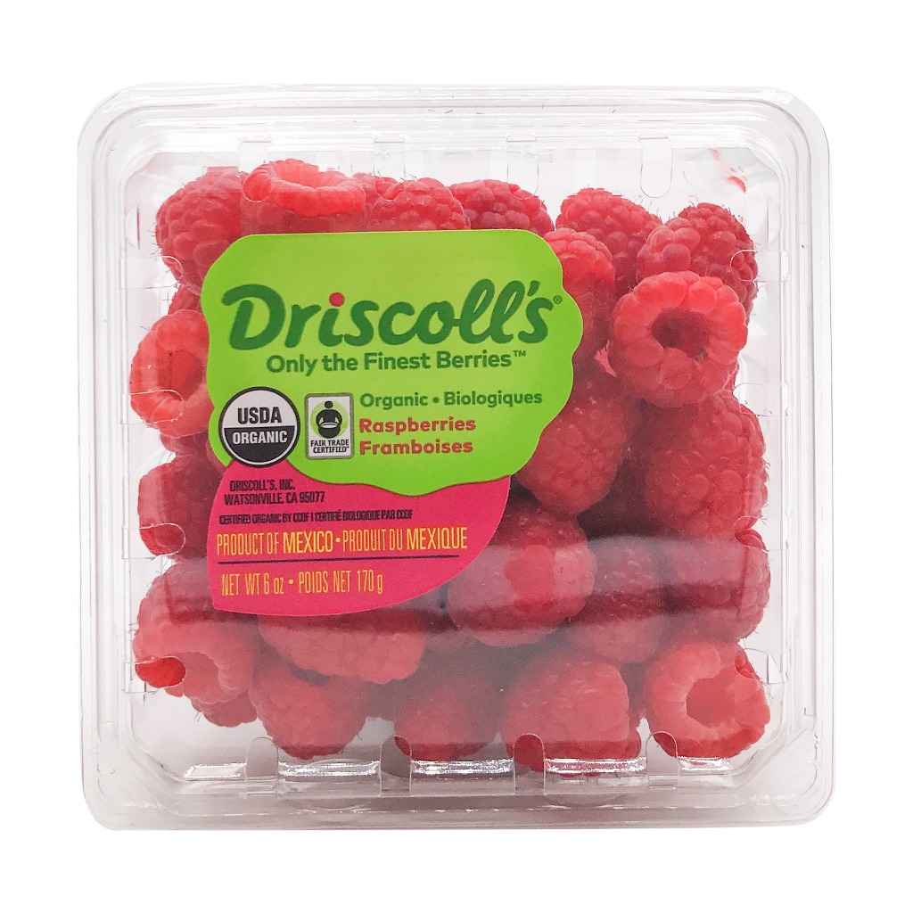 Get Driscoll's Organic Raspberries 6 oz Delivered Weee! Asian Market