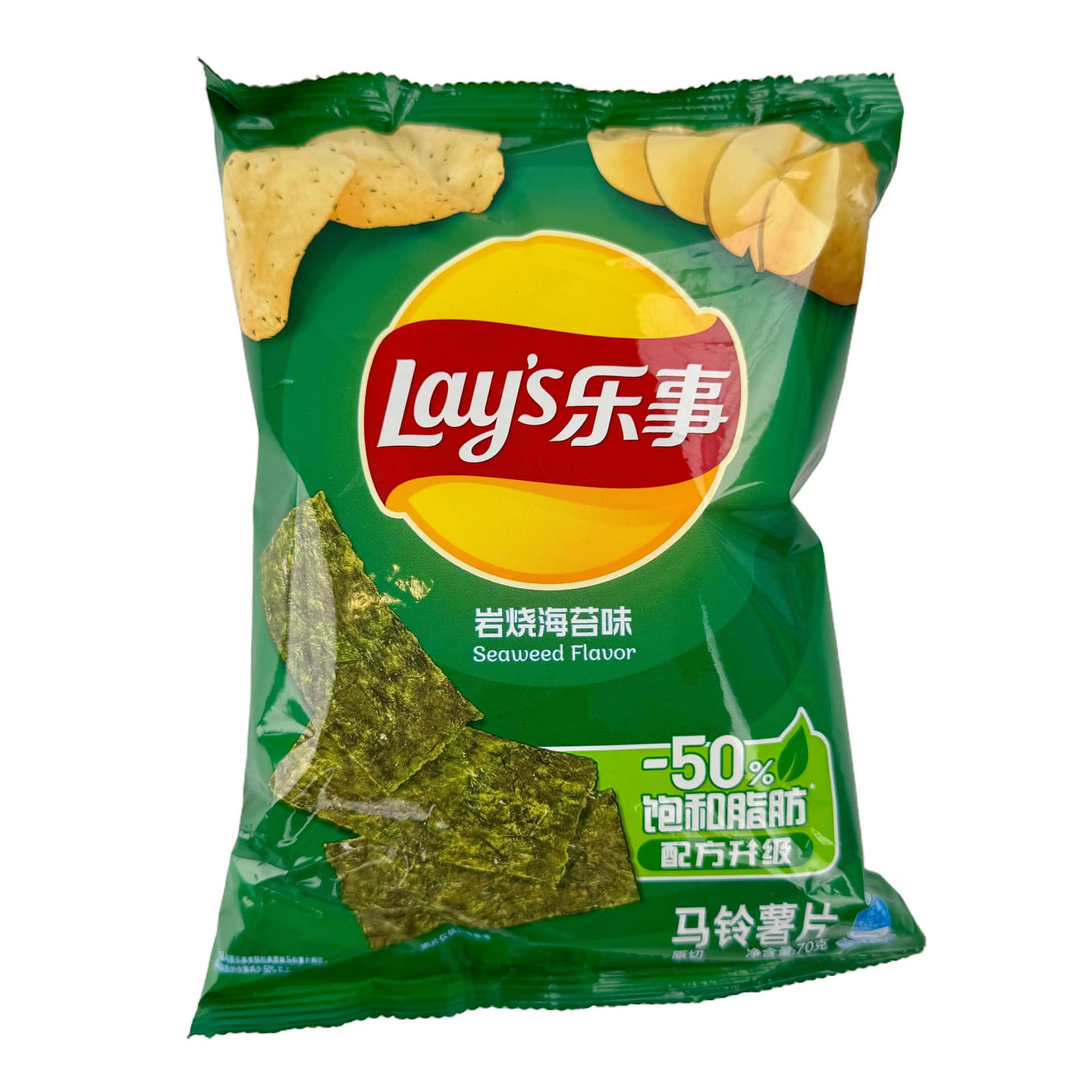 Lay's potato chips-Seaweed flavor 70 g