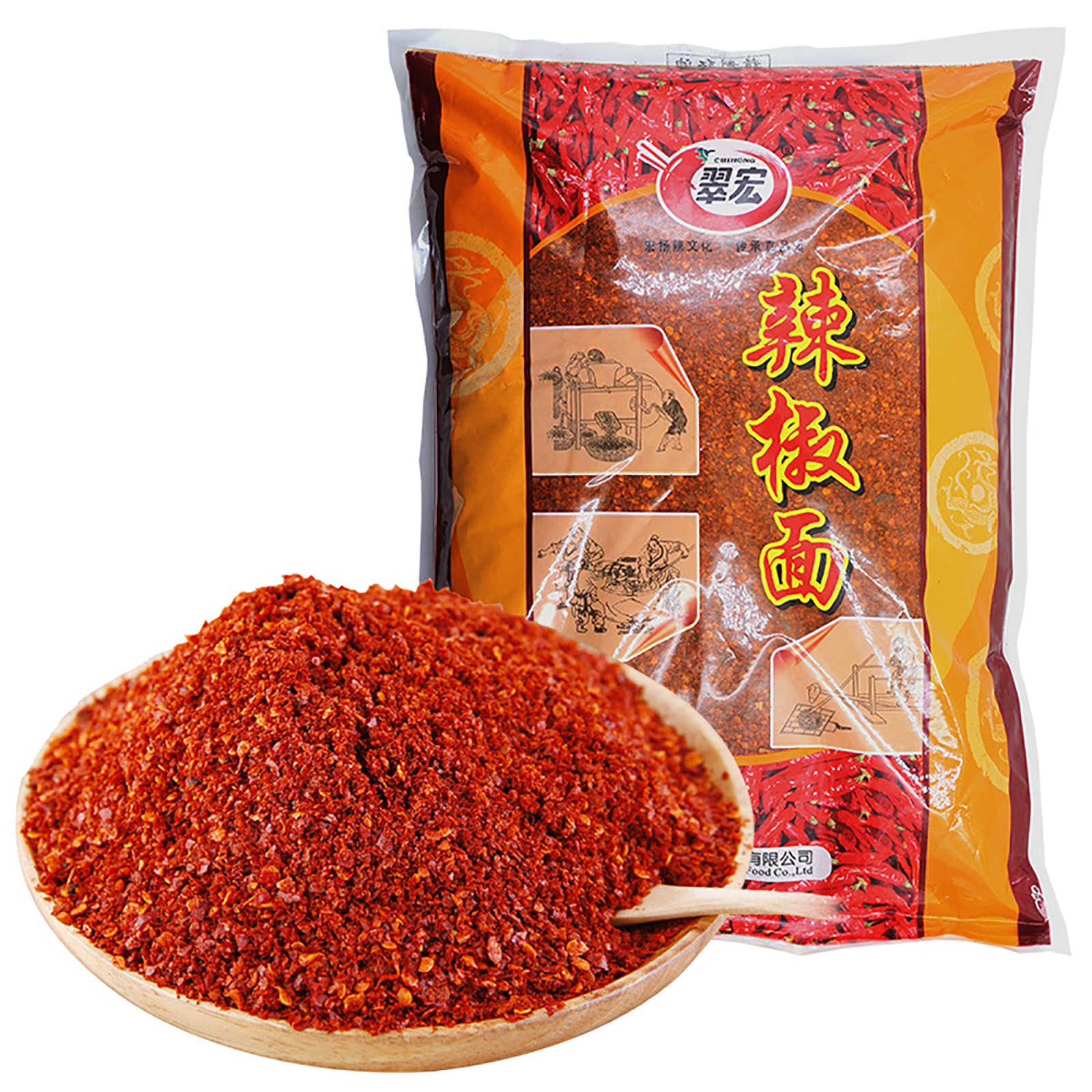 Chinese Sichuan red Chili Powder 5.51 Pound (first grade medium coarseness) 5.51 lb