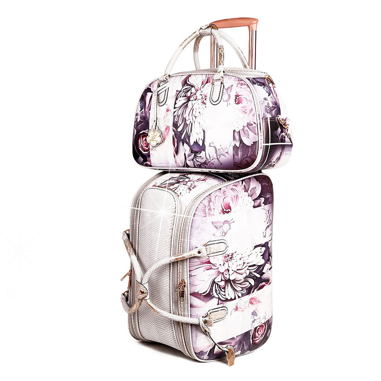 Blossomz Duffle Bag & Overnight Bag Set Grey [BBD+BBO-2pcs/Set-GY]