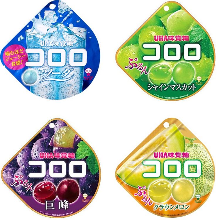 UHA KORORO 秋季限定 四种软糖组合 4袋装