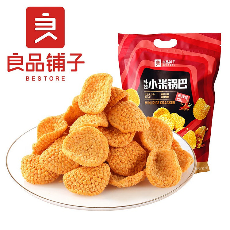 良品铺子斗笠小米锅巴360g（香辣味）