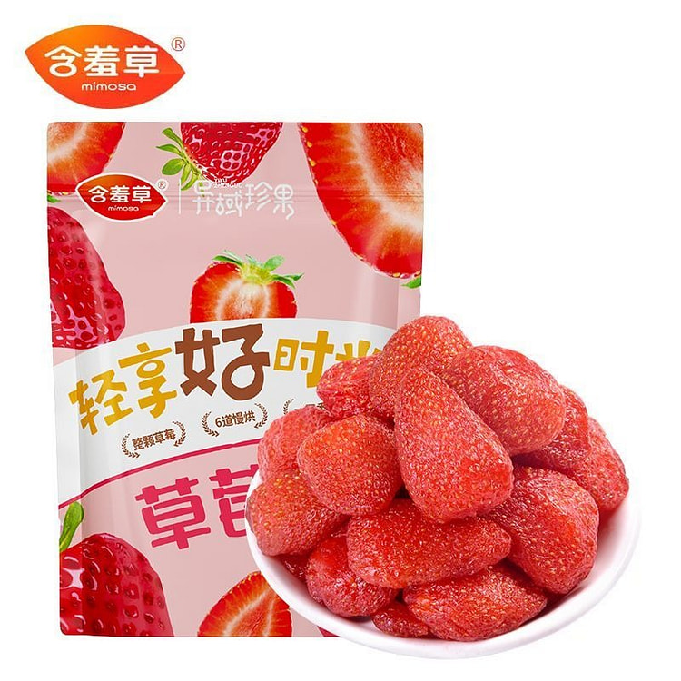 Large Chunk Dried Strawberry Snack 100g 100 g