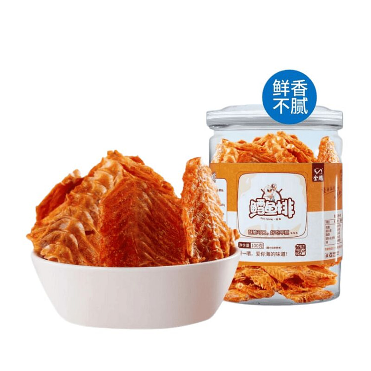 金鹏  香酥鳕鱼排  100g*1罐 100 克