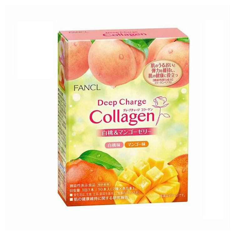 FANCL Deep Charge Collagen White Peach&Mango Jelly