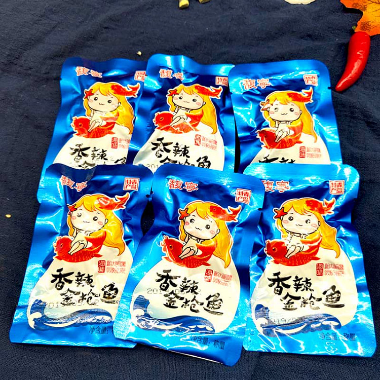 青岛香辣金枪鱼500g*袋 500 克