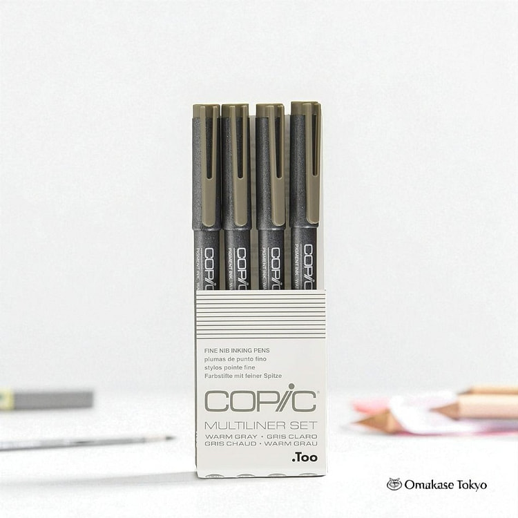 Copic Multiliner 细颜料墨水笔灰色 80 克