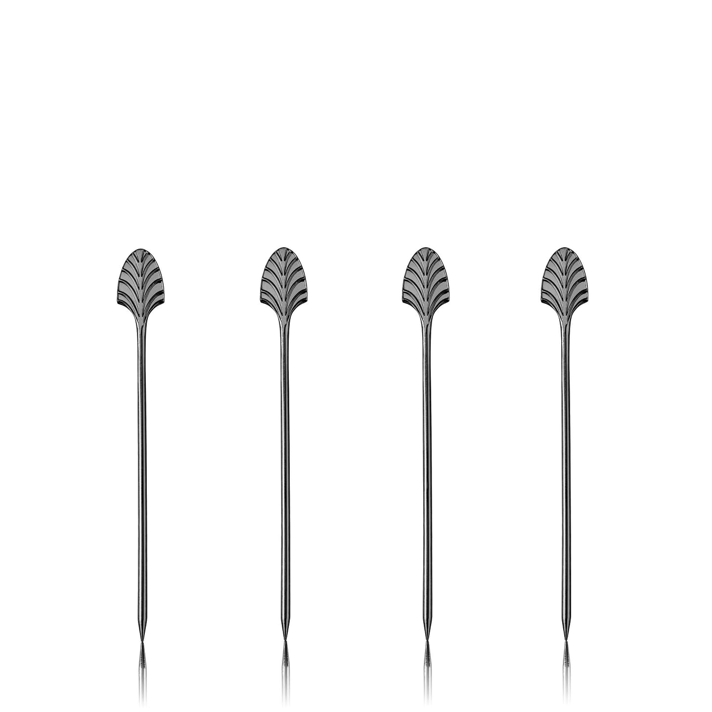 Gunmetal Deco Cocktail Picks by Viski® 4 each