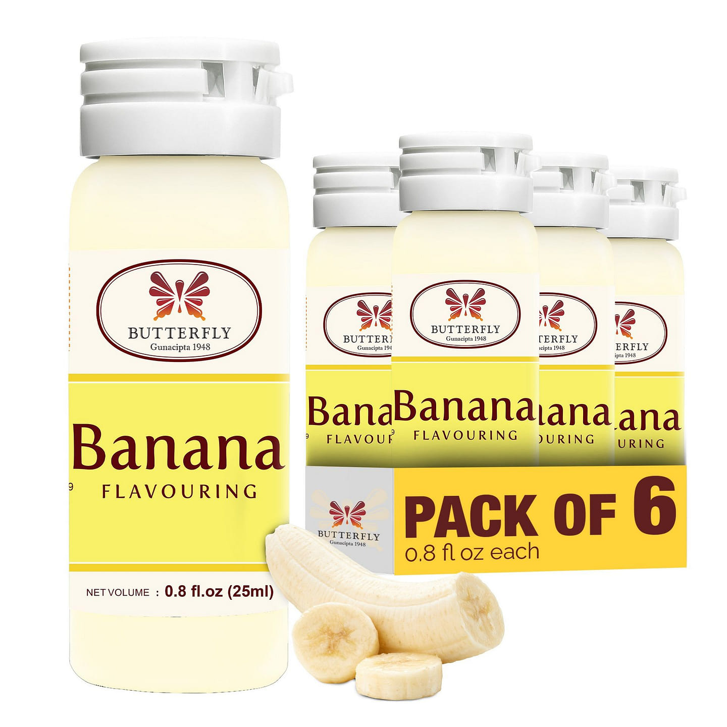 Butterfly Flavoring Paste Banana 25 ml – Pack of 6 25 ml*6 pack