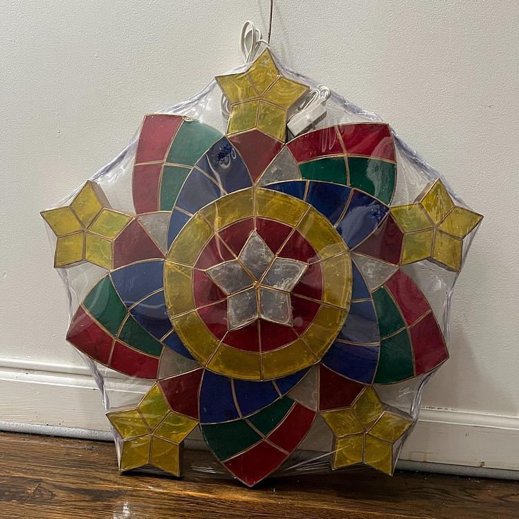 LED Capiz Parol Fireworks 24" 1 each
